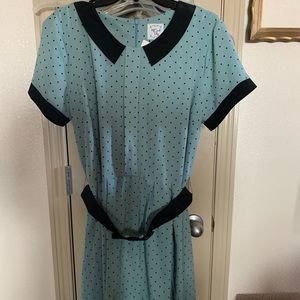 NWT kit and sky polka dot dress xl ModCloth